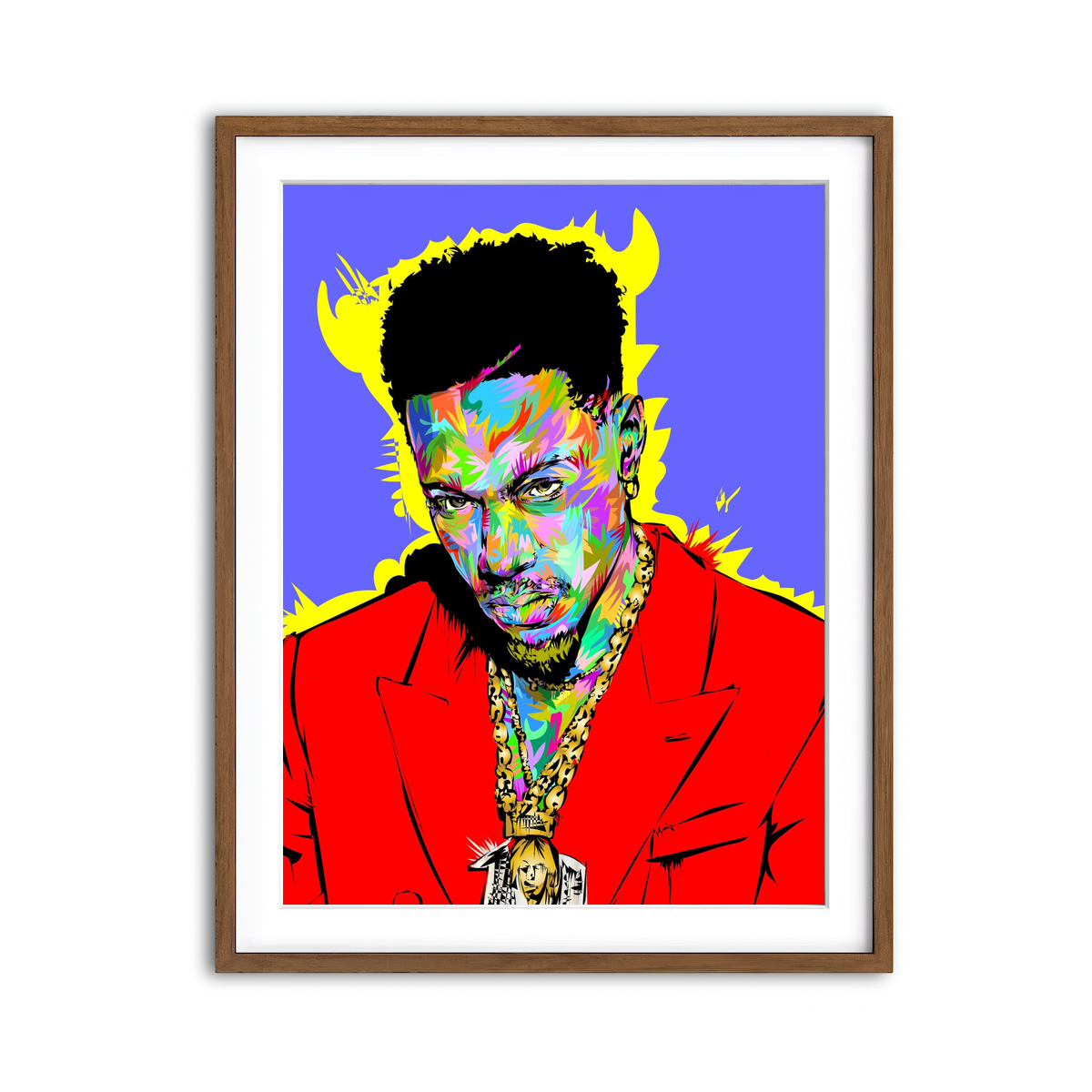 Framed Print 3x4 Walnut