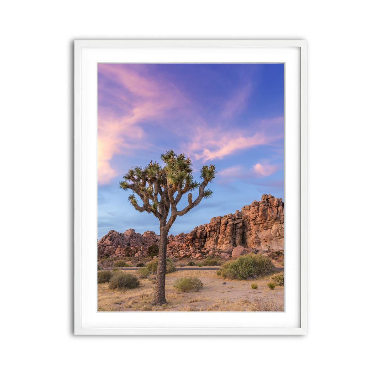Framed Print 3x4 White