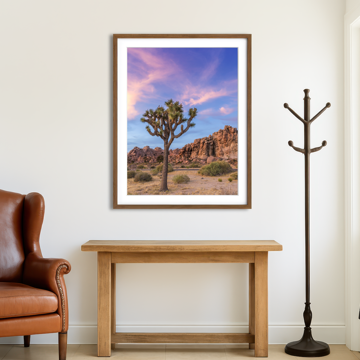 AUTO-MOCKUP ROOM | Joshua Tree Evening Atmosphere Wall Art
