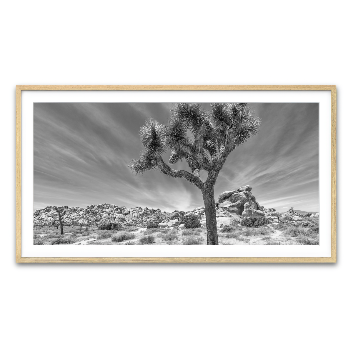 Framed Print 2x1 Natural