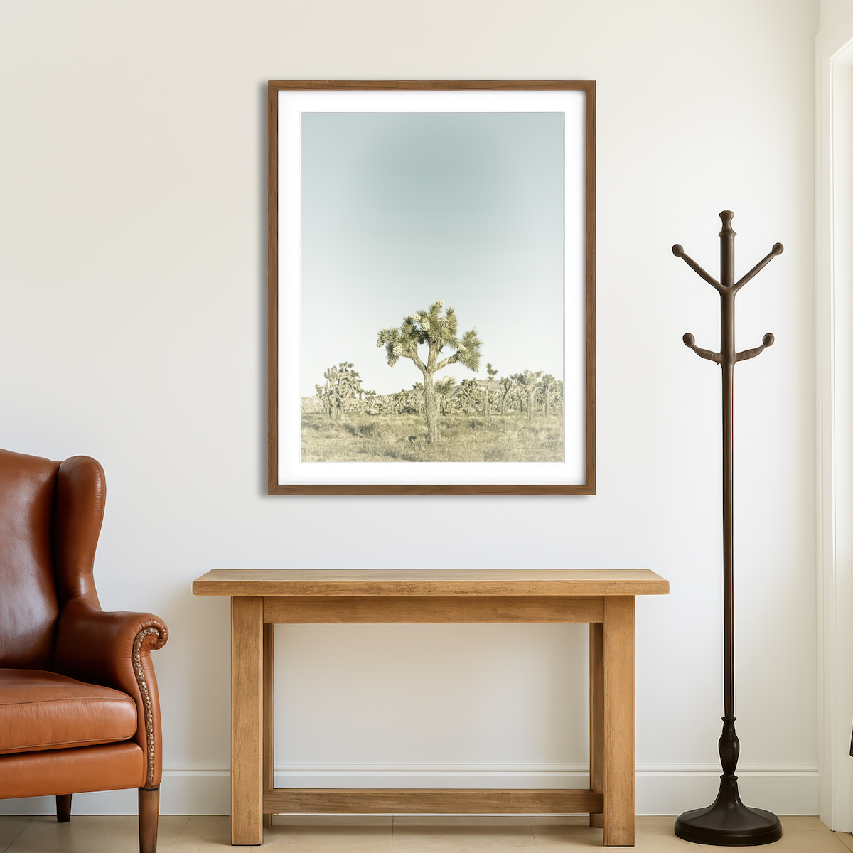 AUTO-MOCKUP ROOM | Joshua Tree National Park Sepia Wall Art