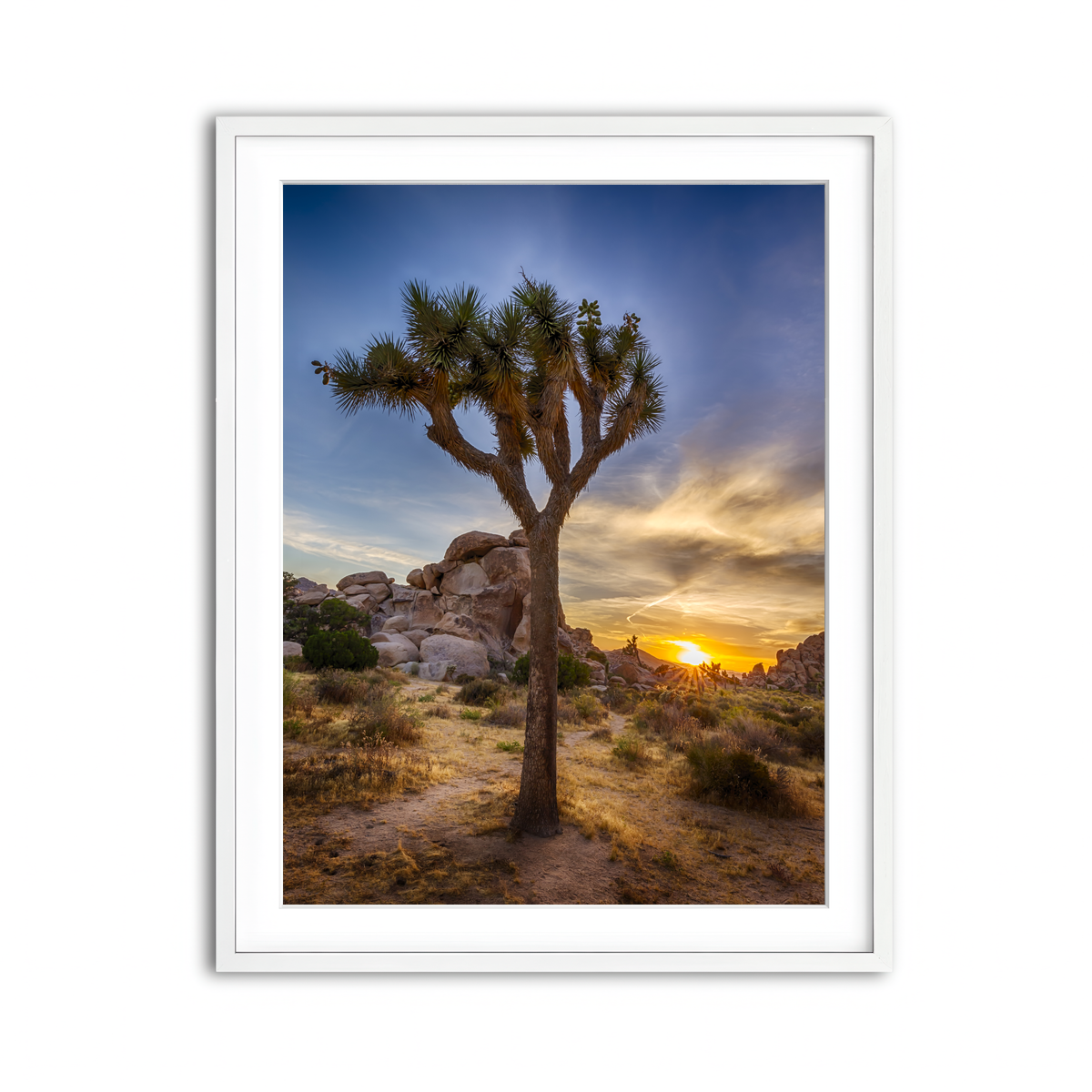 Framed Print 3x4 White