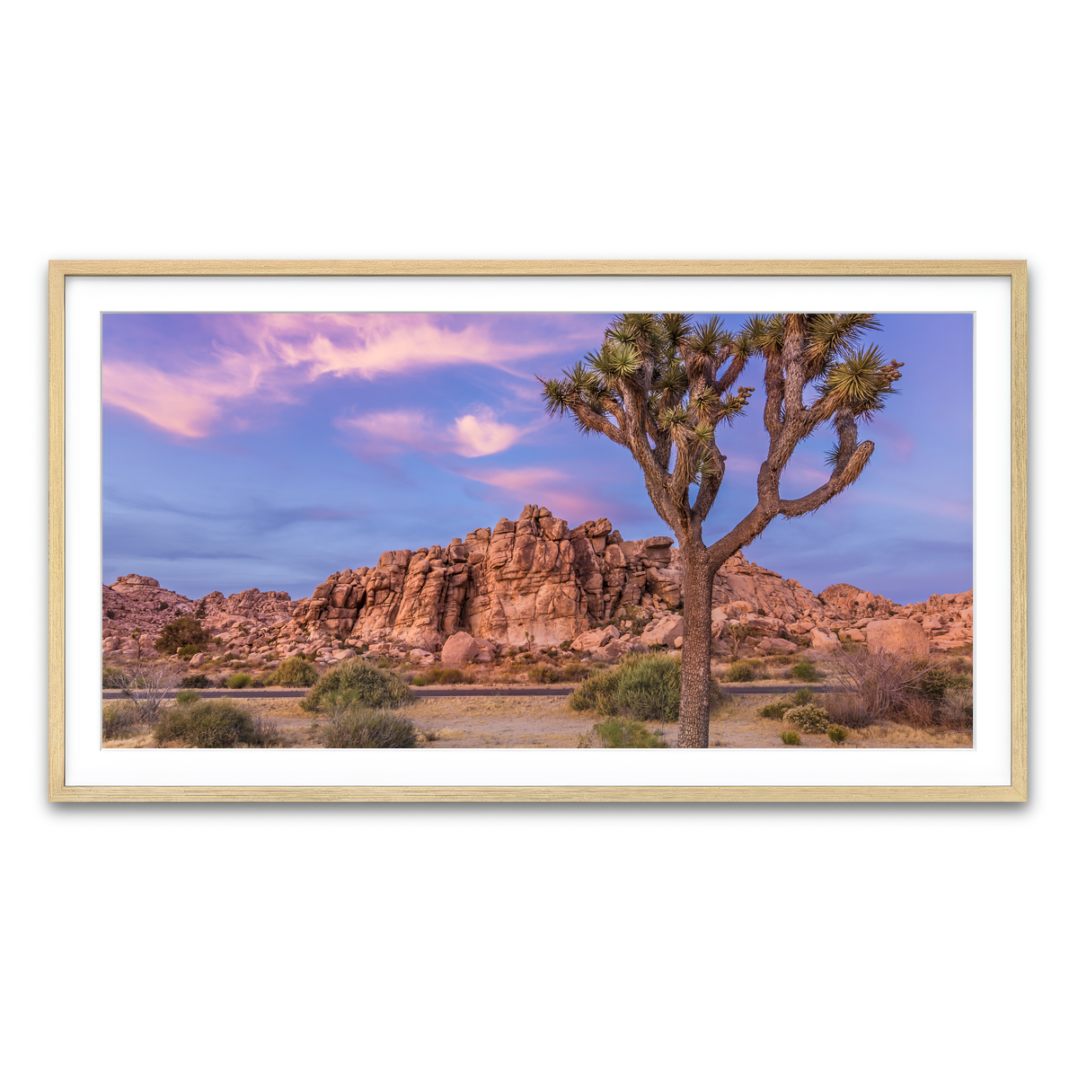 Framed Print 2x1 Natural