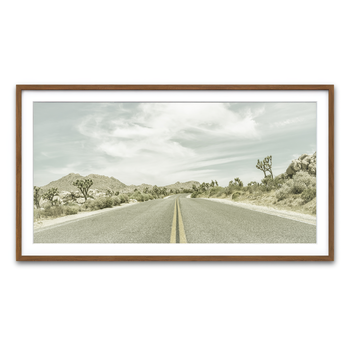 Framed Print 2x1 Walnut