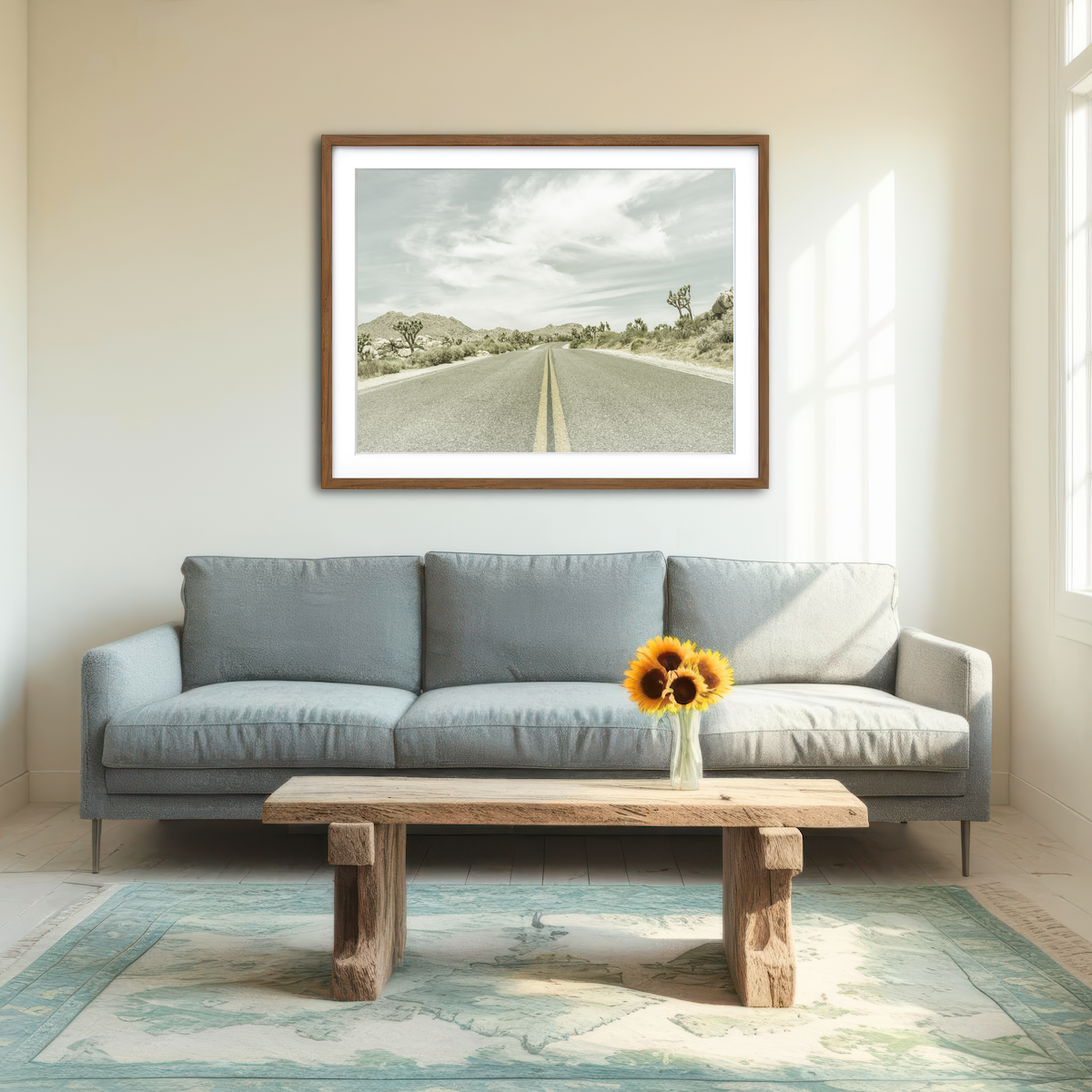 AUTO-MOCKUP ROOM | Joshua Trees Park Boulevard Wall Art