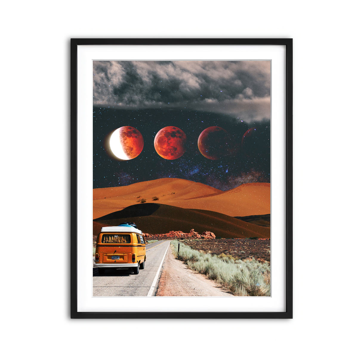 Framed Print 3x4 Black