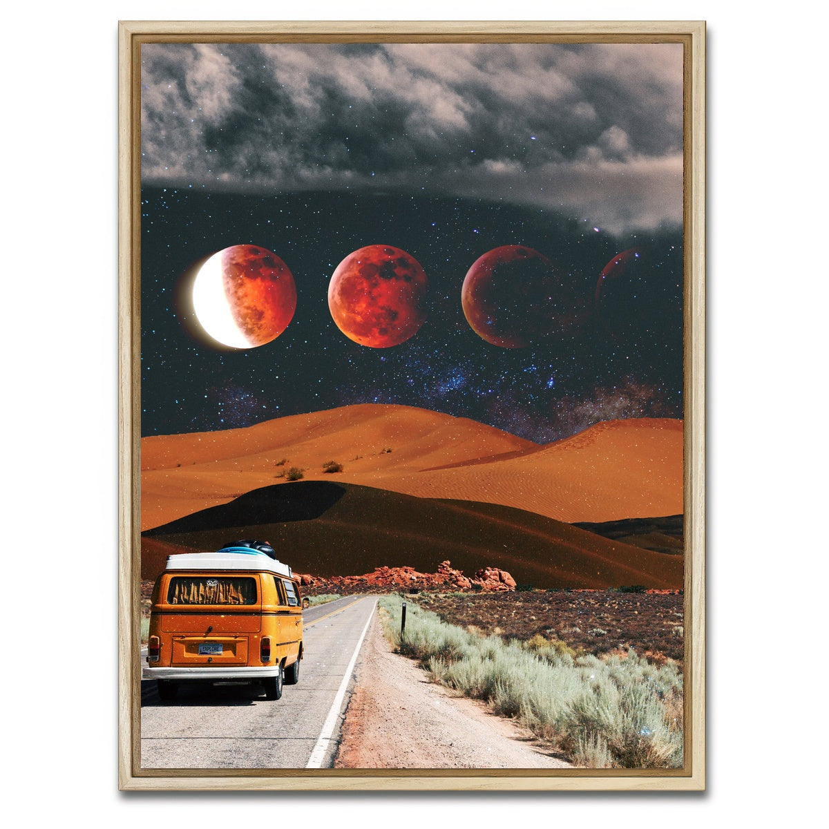 AUTO-MOCKUP WHITE | Journey | 1 Piece | Natural Framed Canvas | group=3x4