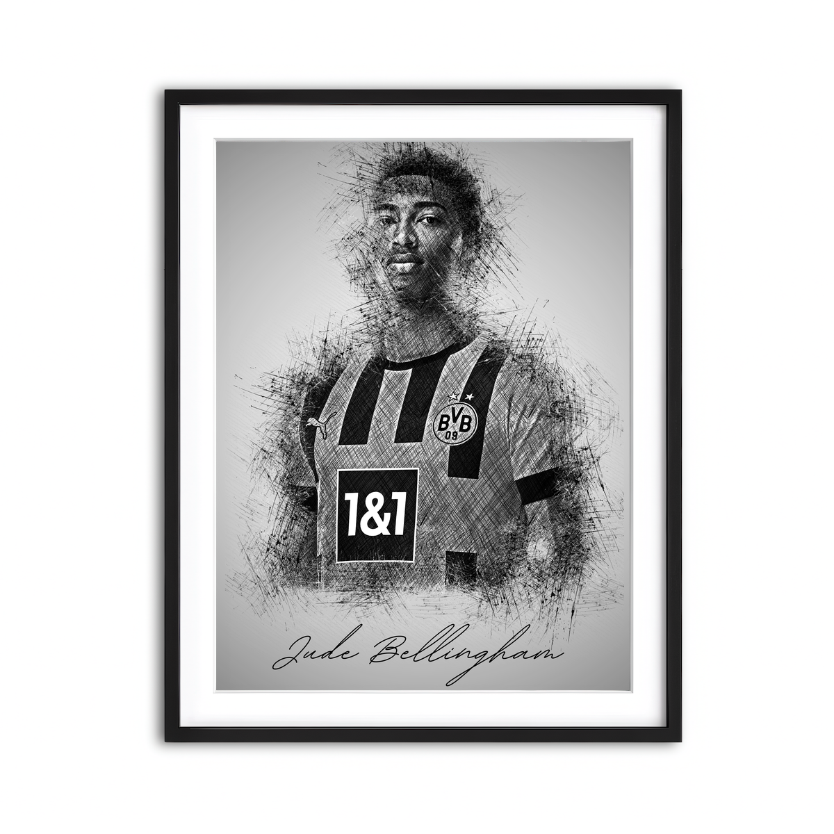 Framed Print 3x4 Black