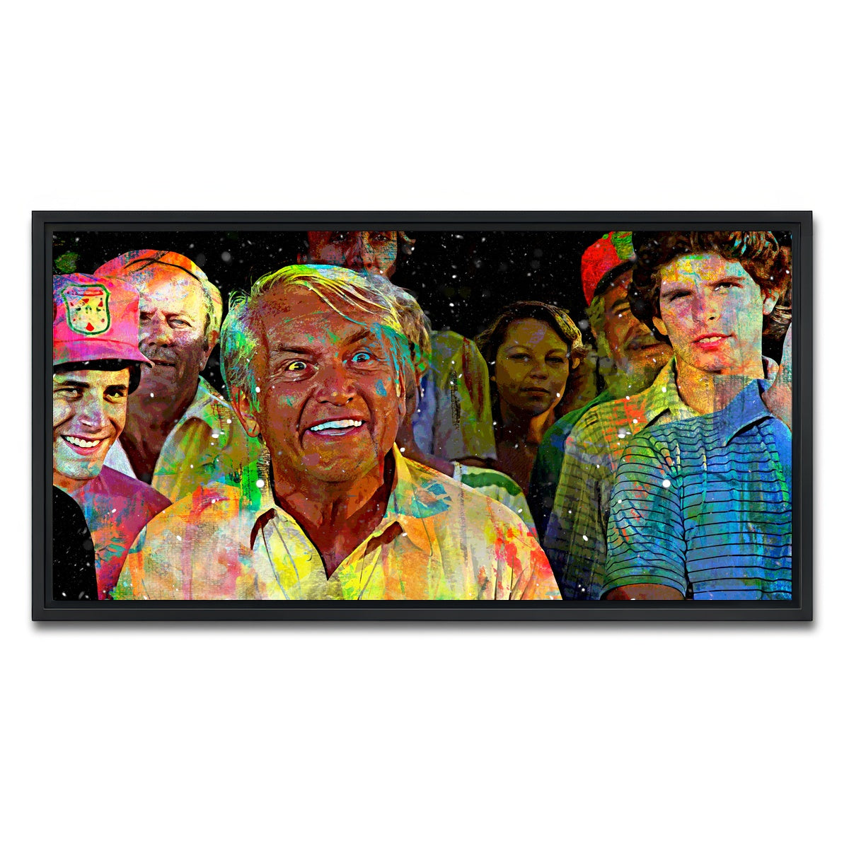AUTO-MOCKUP WHITE | Judge Elihu Smails - Caddyshack | 1 Piece | Black Framed Canvas | group=2x1