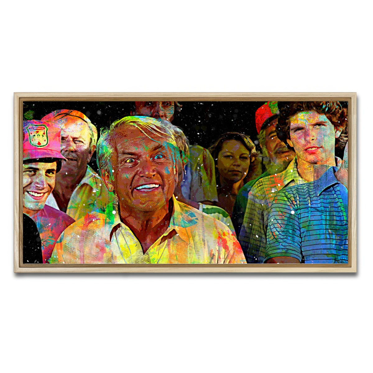 AUTO-MOCKUP WHITE | Judge Elihu Smails - Caddyshack | 1 Piece | Natural Framed Canvas | group=2x1