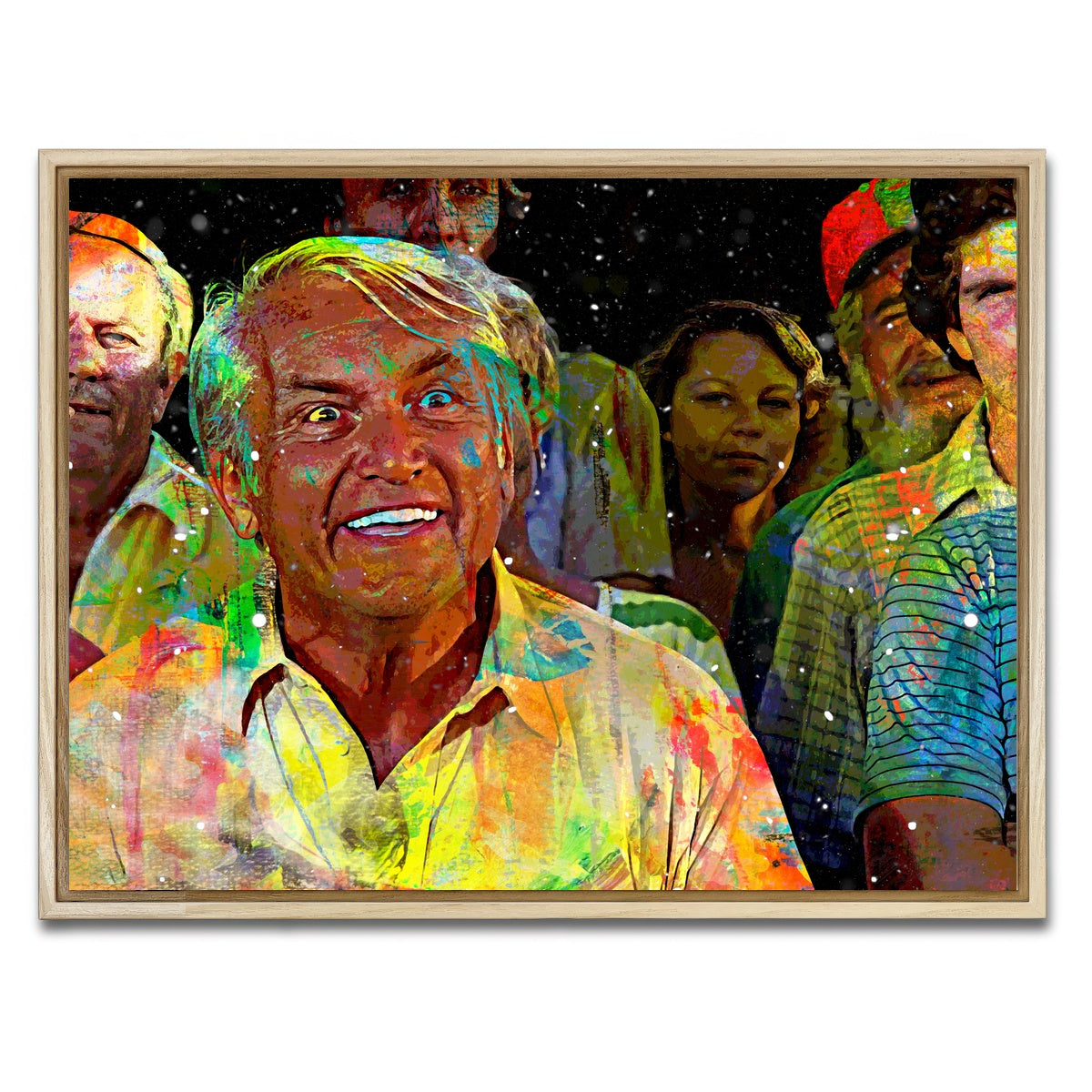 AUTO-MOCKUP WHITE | Judge Elihu Smails - Caddyshack | 1 Piece | Natural Framed Canvas | group=4x3
