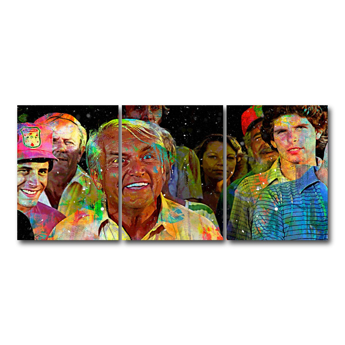 AUTO-MOCKUP WHITE | Judge Elihu Smails - Caddyshack | 3 Piece | Gallery Wrap Canvas | group=18x24