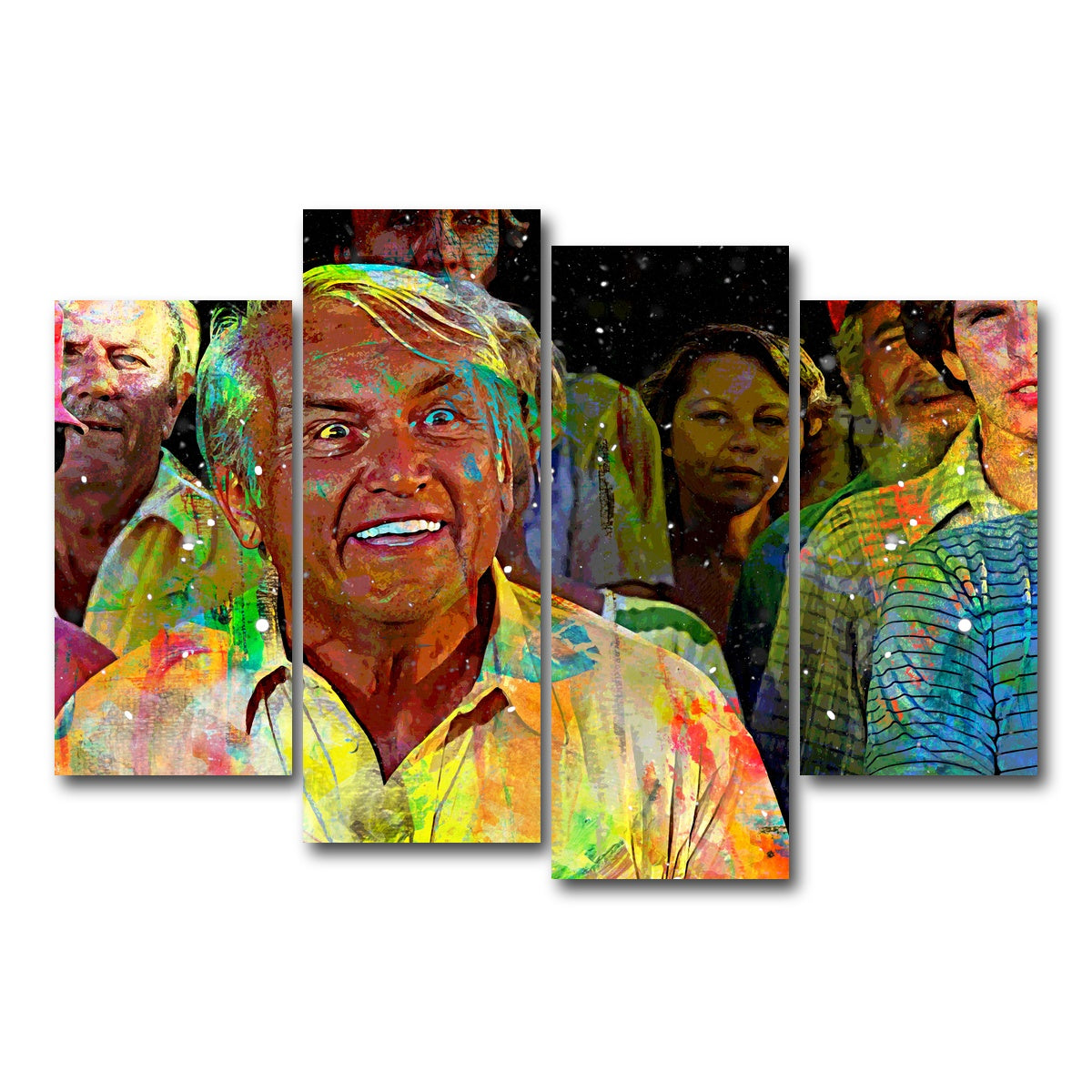 AUTO-MOCKUP WHITE | Judge Elihu Smails - Caddyshack | 4 Piece | Gallery Wrap Canvas | group=4_short