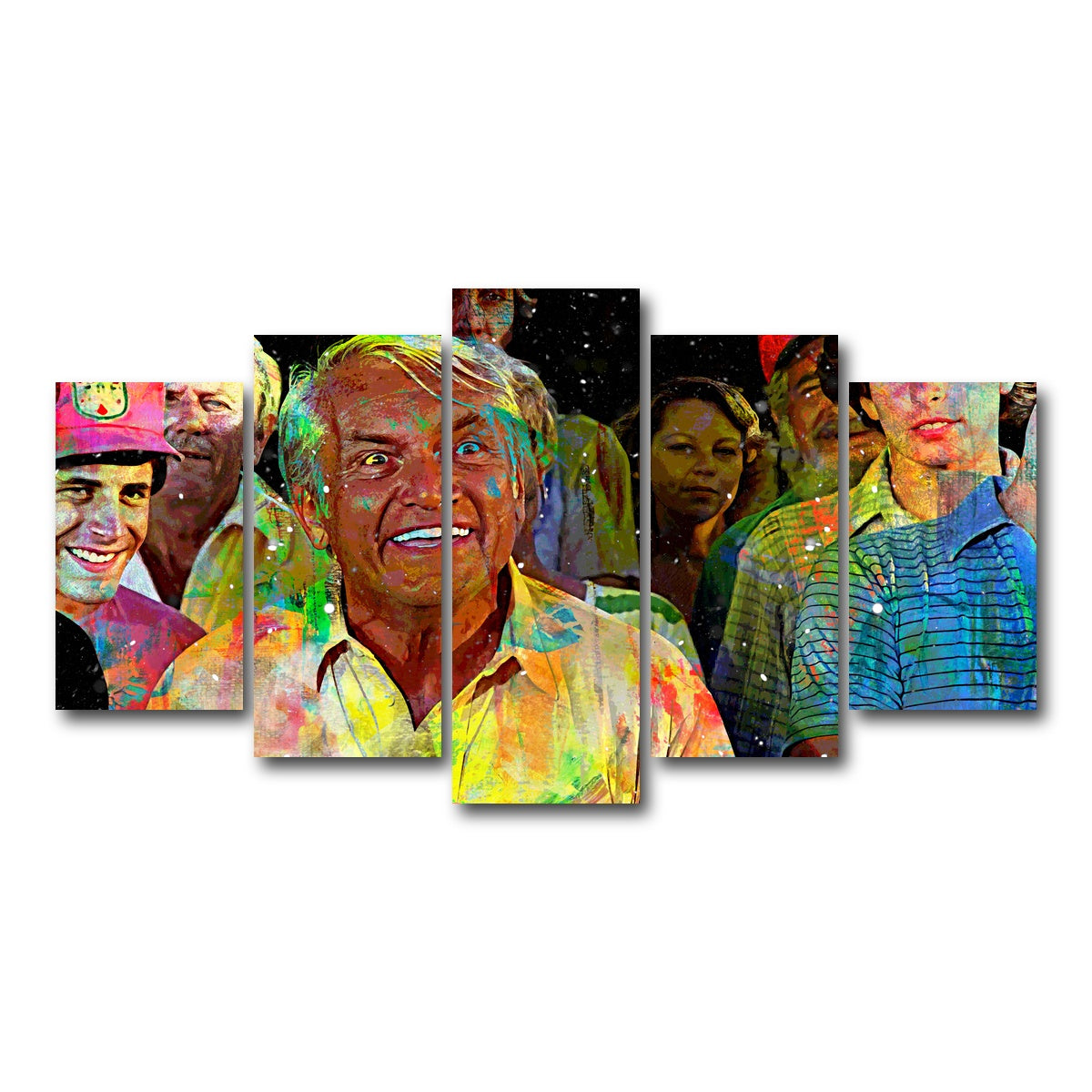 AUTO-MOCKUP WHITE | Judge Elihu Smails - Caddyshack | 5 Piece | Gallery Wrap Canvas | group=5_normal
