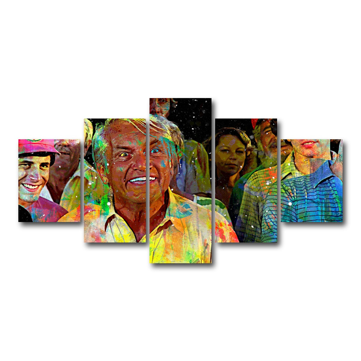 AUTO-MOCKUP WHITE | Judge Elihu Smails - Caddyshack | 5 Piece | Gallery Wrap Canvas | group=5_short