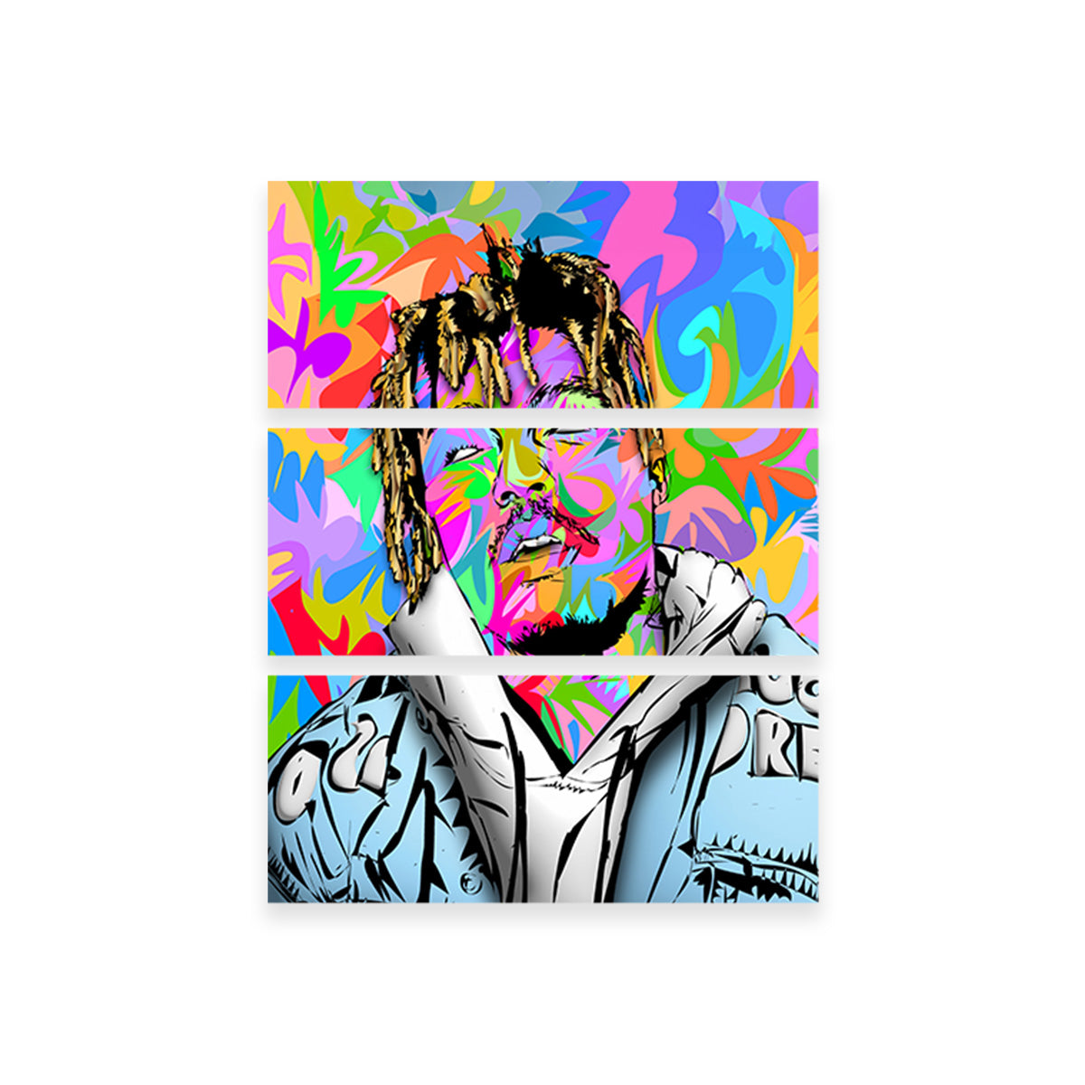 Juice WRLD Color Wall Art
