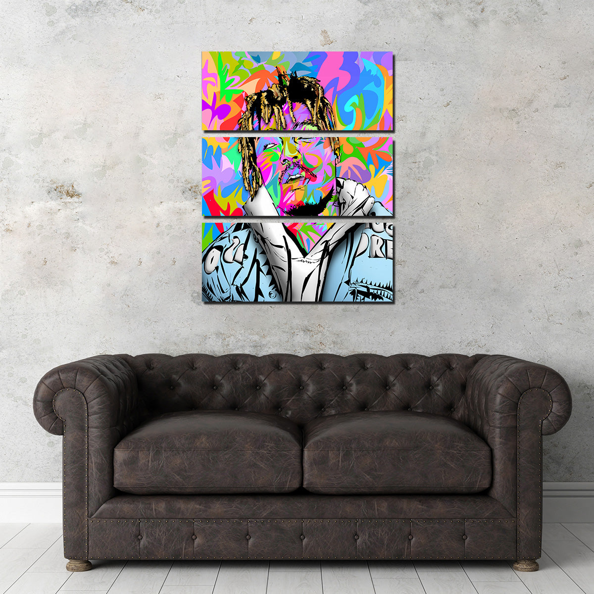 Juice WRLD Color Wall Art