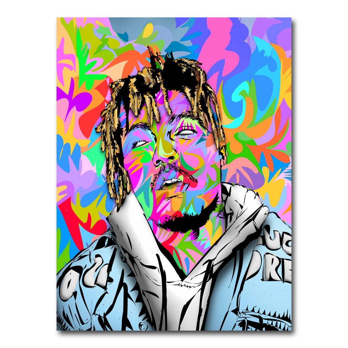 AUTO-MOCKUP WHITE | Juice WRLD Color | 1 Piece | Gallery Wrap Canvas | group=3x4