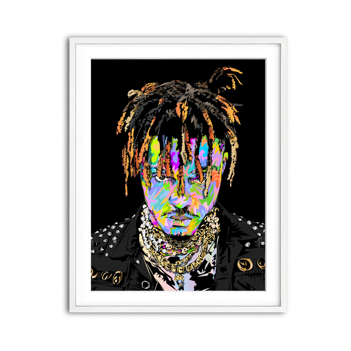 Framed Print 3x4 White