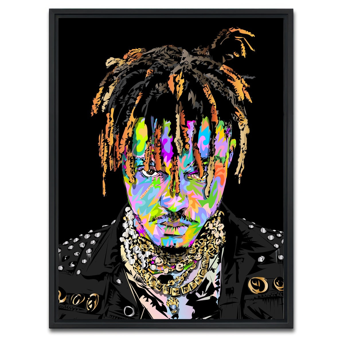 AUTO-MOCKUP WHITE | Juice World | 1 Piece | Black Framed Canvas | group=3x4