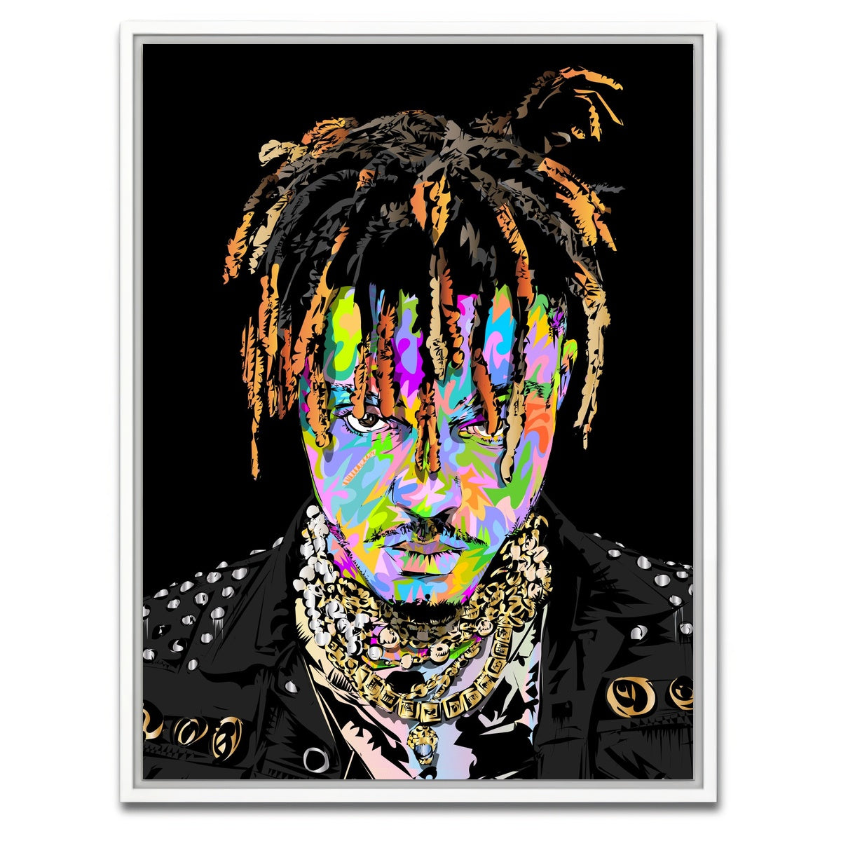 AUTO-MOCKUP WHITE | Juice World | 1 Piece | White Framed Canvas | group=3x4