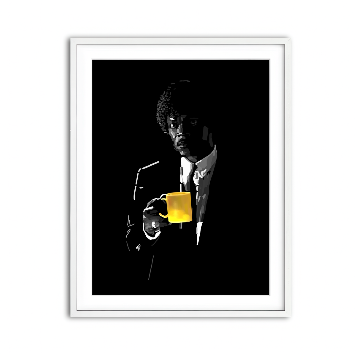 Framed Print 3x4 White