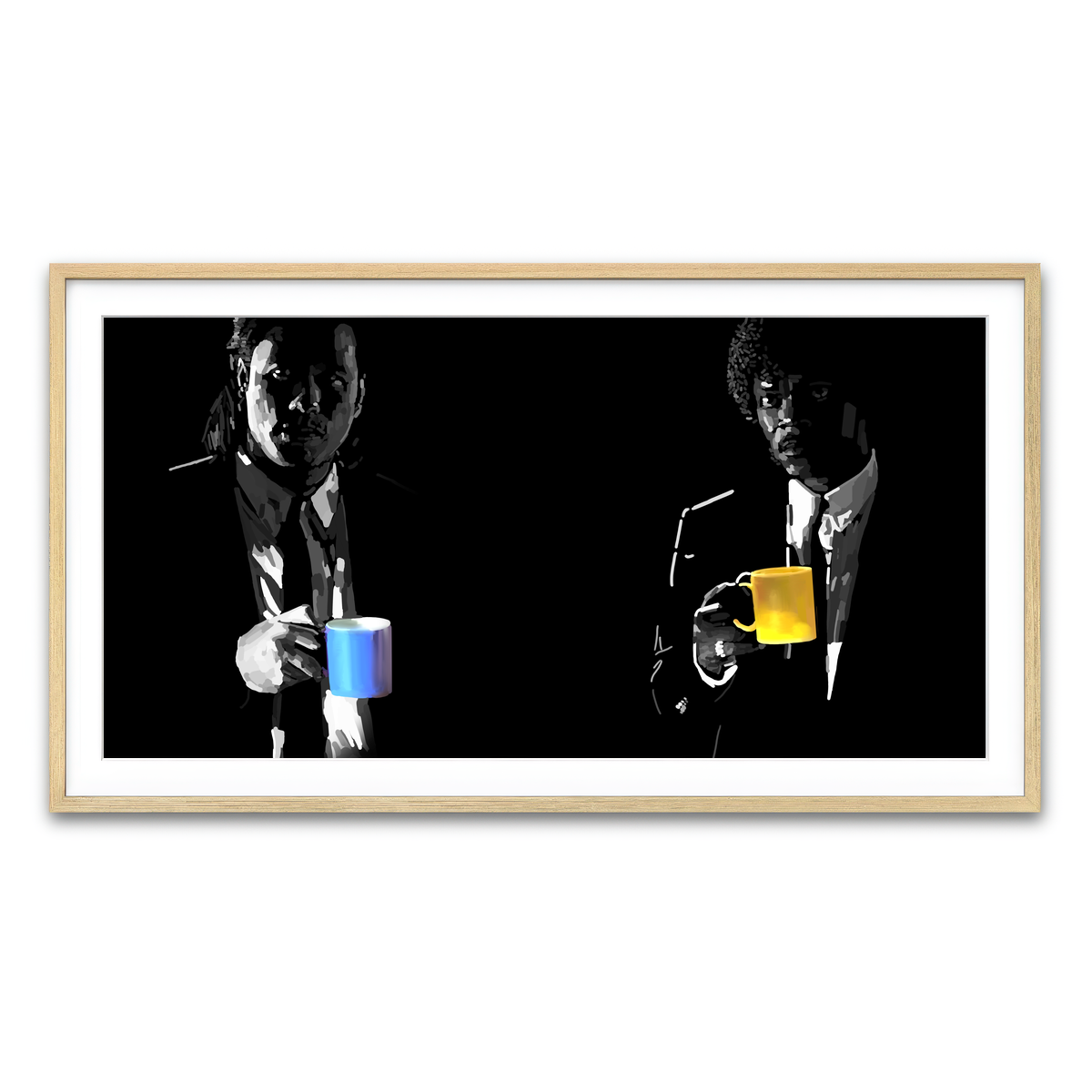 Framed Print 2x1 Natural