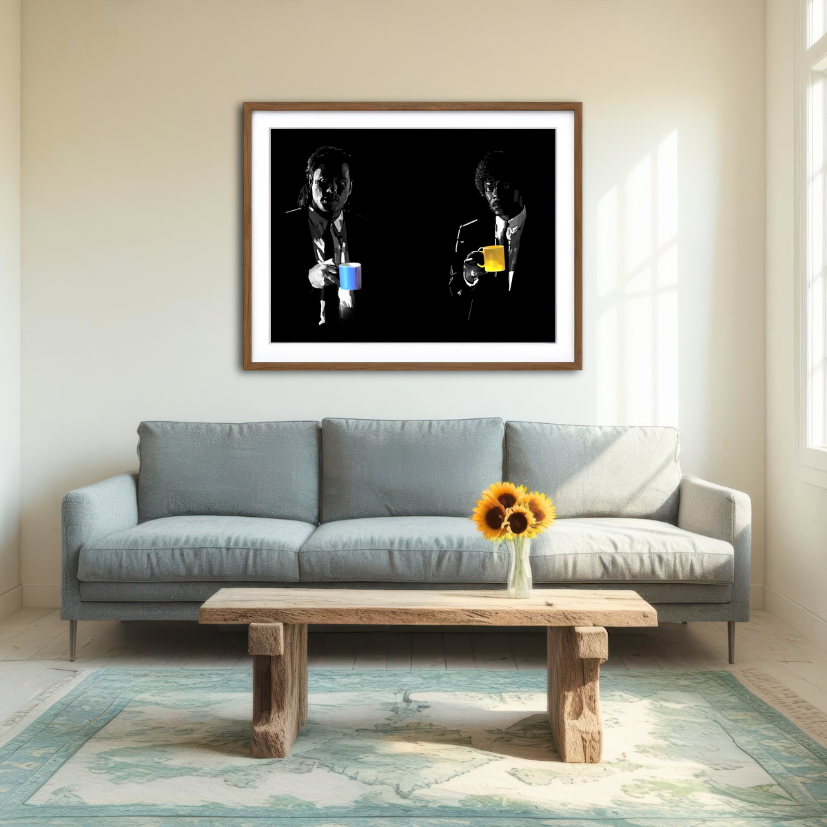 AUTO-MOCKUP ROOM | Jules And Vincent Drinks Wall Art