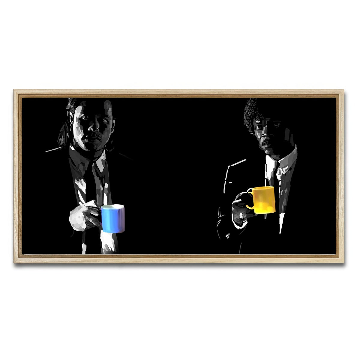 AUTO-MOCKUP WHITE | Jules and Vincent Drinks | 1 Piece | Natural Framed Canvas | group=2x1
