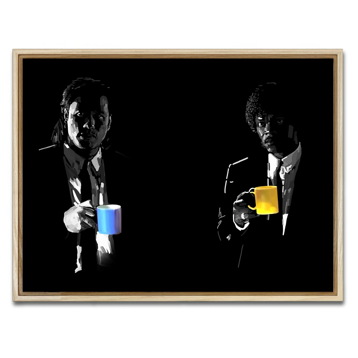 AUTO-MOCKUP WHITE | Jules and Vincent Drinks | 1 Piece | Natural Framed Canvas | group=4x3