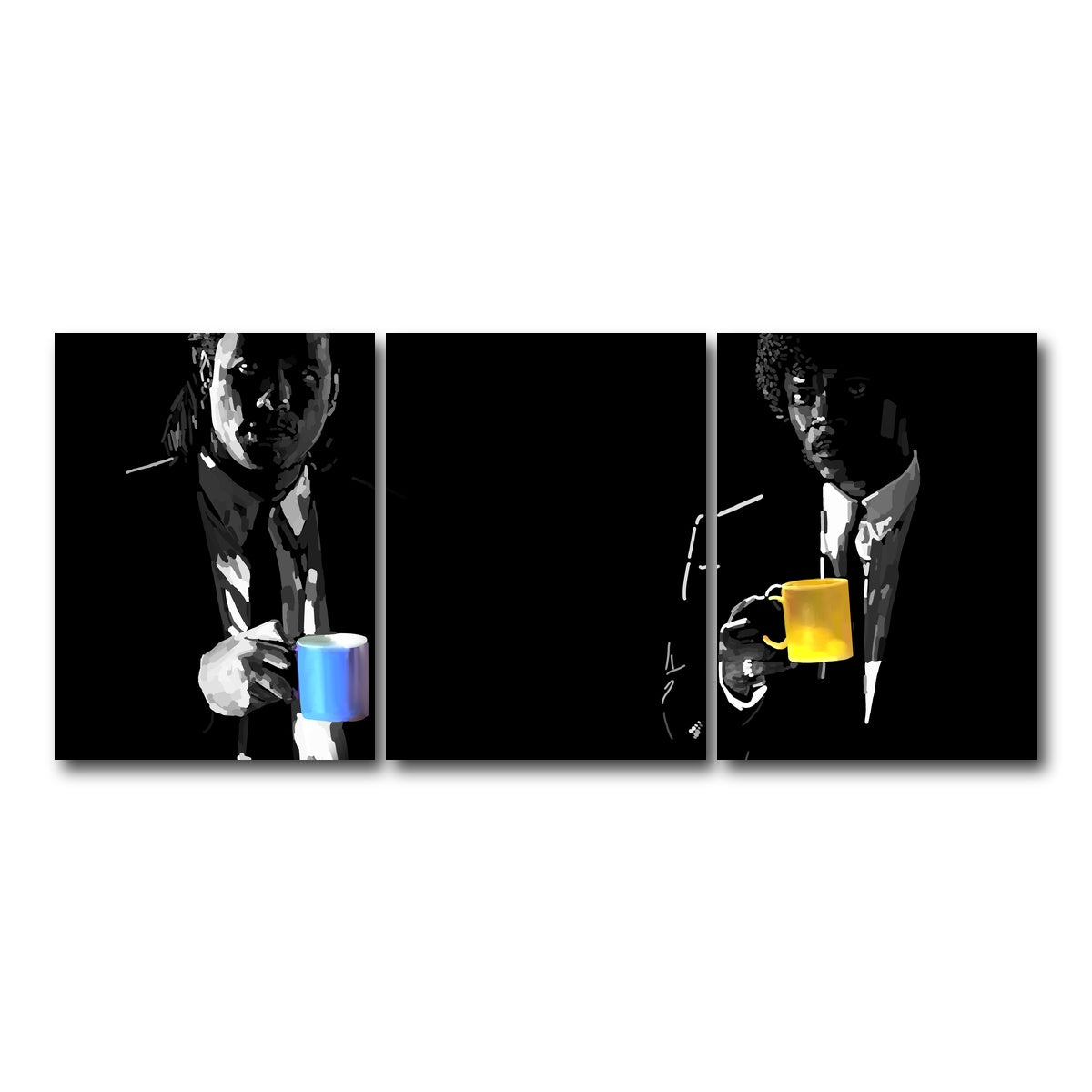 AUTO-MOCKUP WHITE | Jules and Vincent Drinks | 3 Piece | Gallery Wrap Canvas | group=18x24