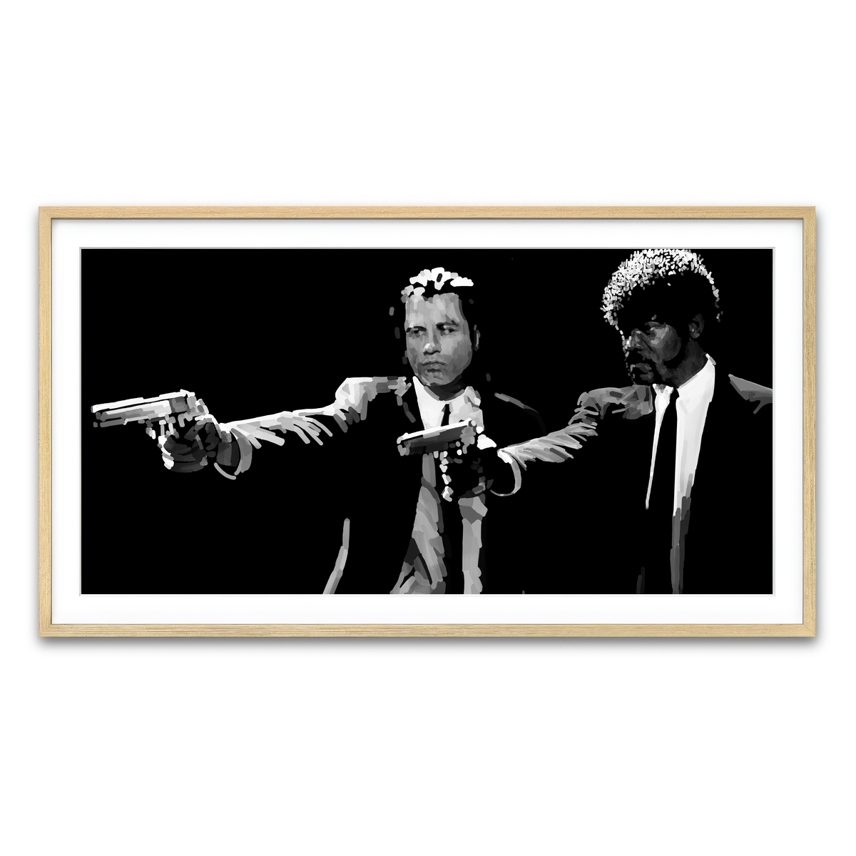 Framed Print 2x1 Natural