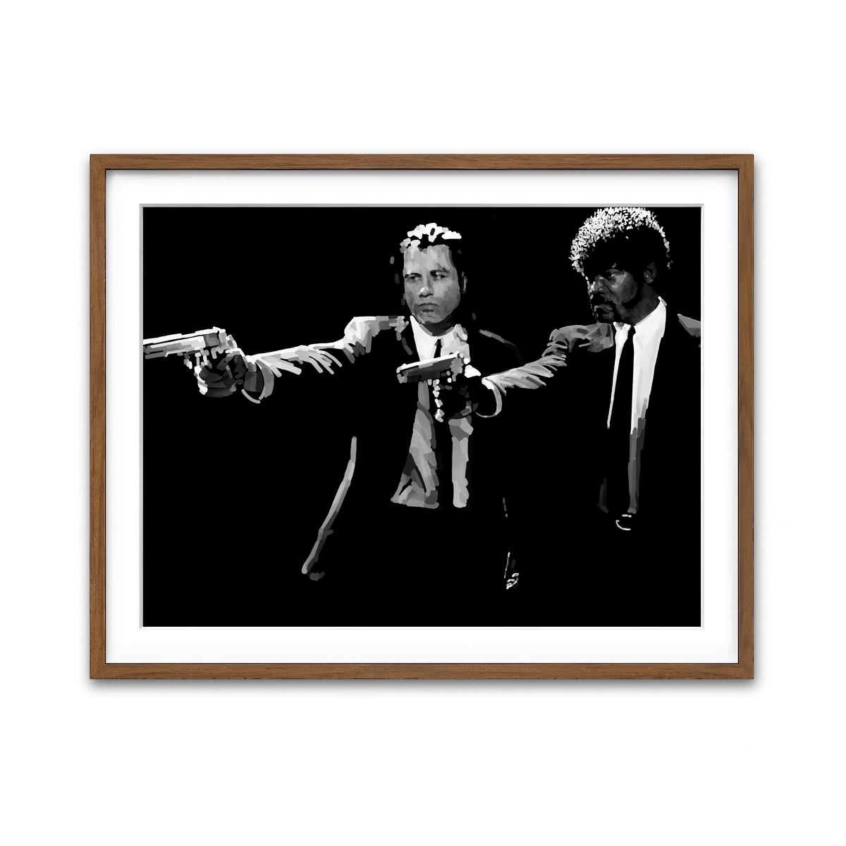 Framed Print 4x3 Walnut