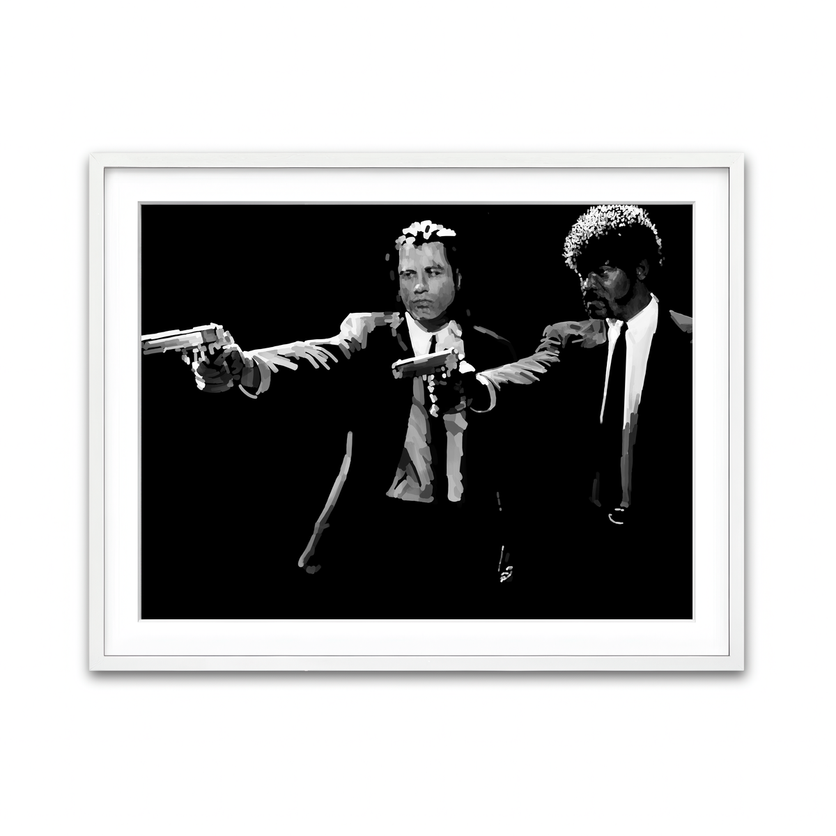 Framed Print 4x3 White