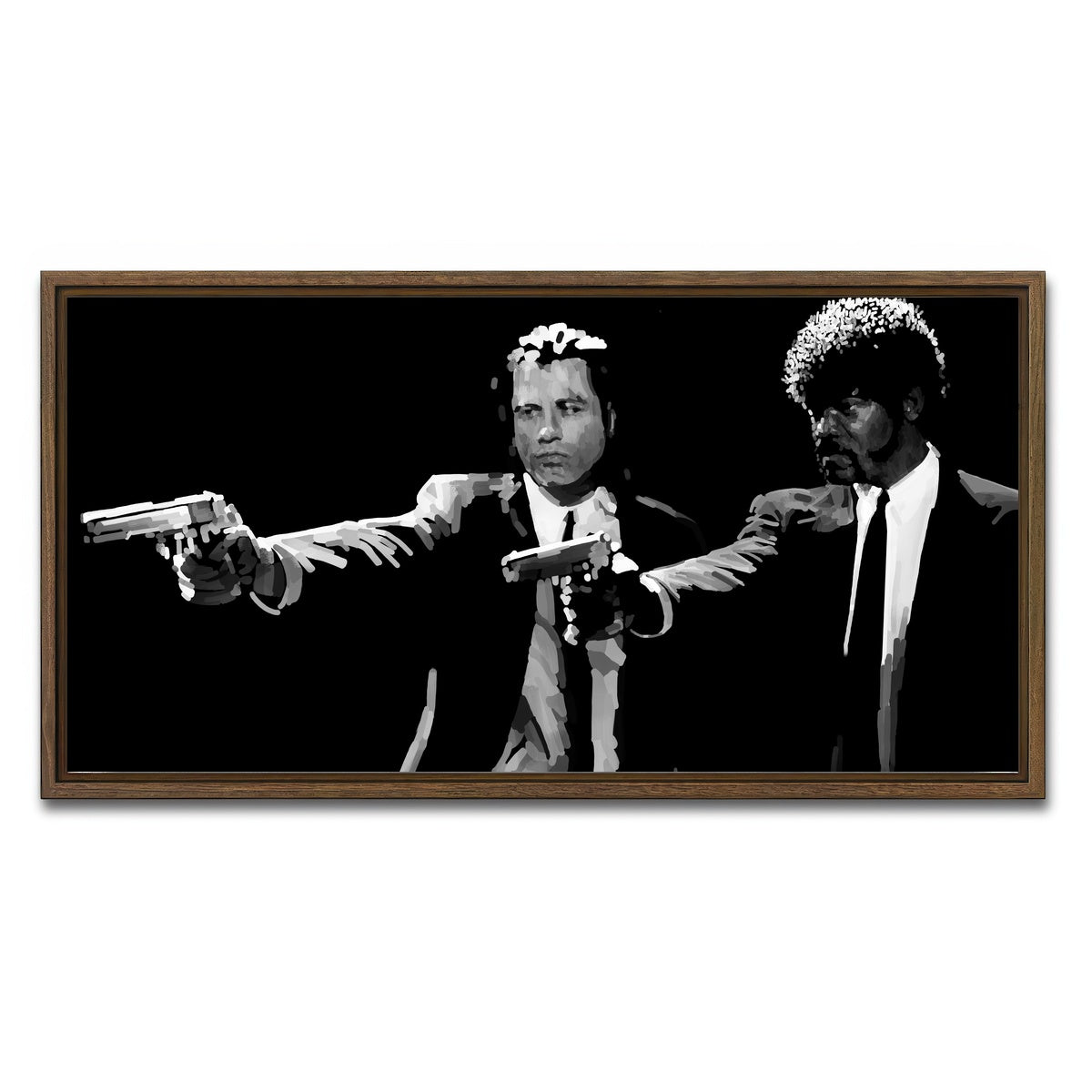 AUTO-MOCKUP WHITE | Jules and Vincent | 1 Piece | Walnut Framed Canvas | group=2x1