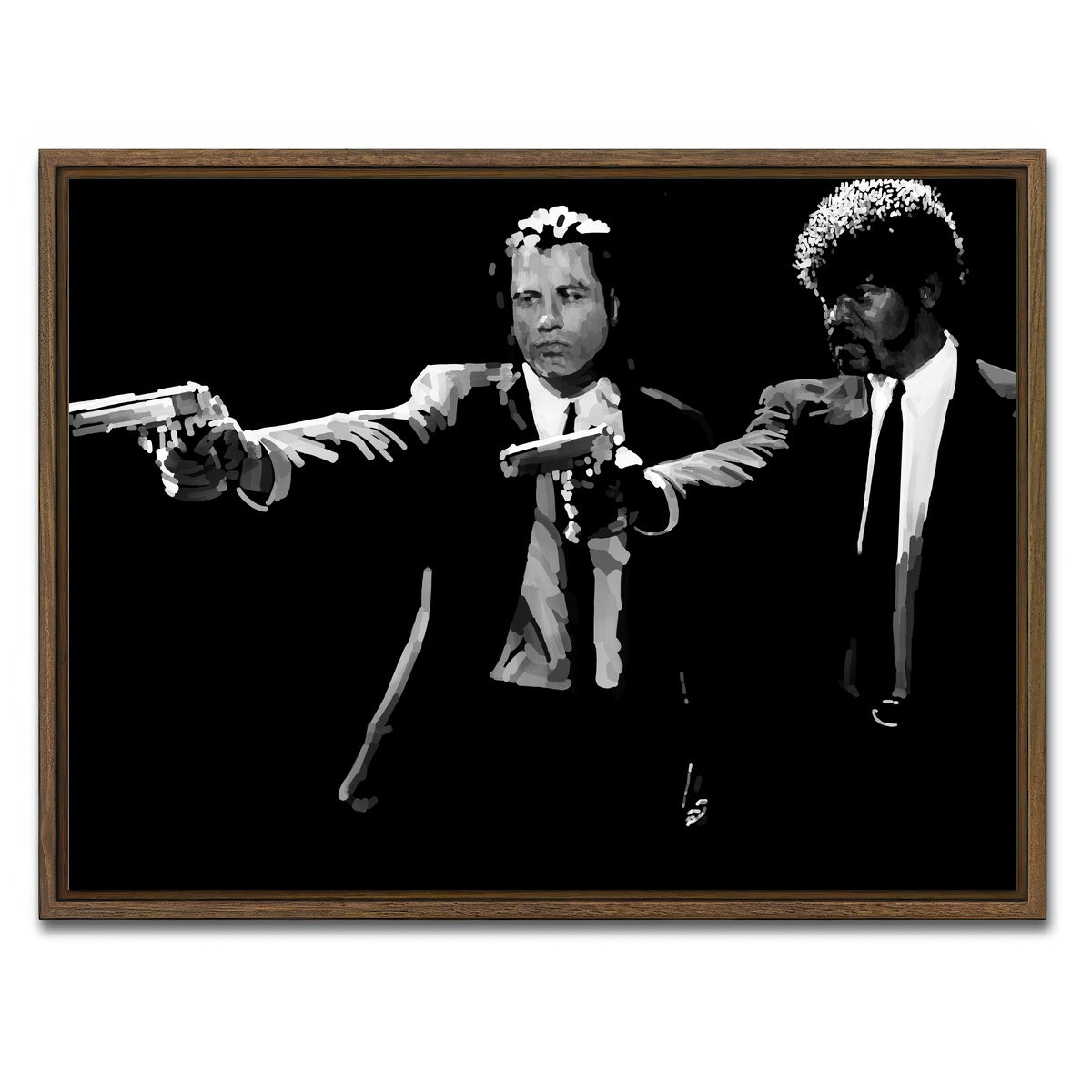 AUTO-MOCKUP WHITE | Jules and Vincent | 1 Piece | Walnut Framed Canvas | group=4x3