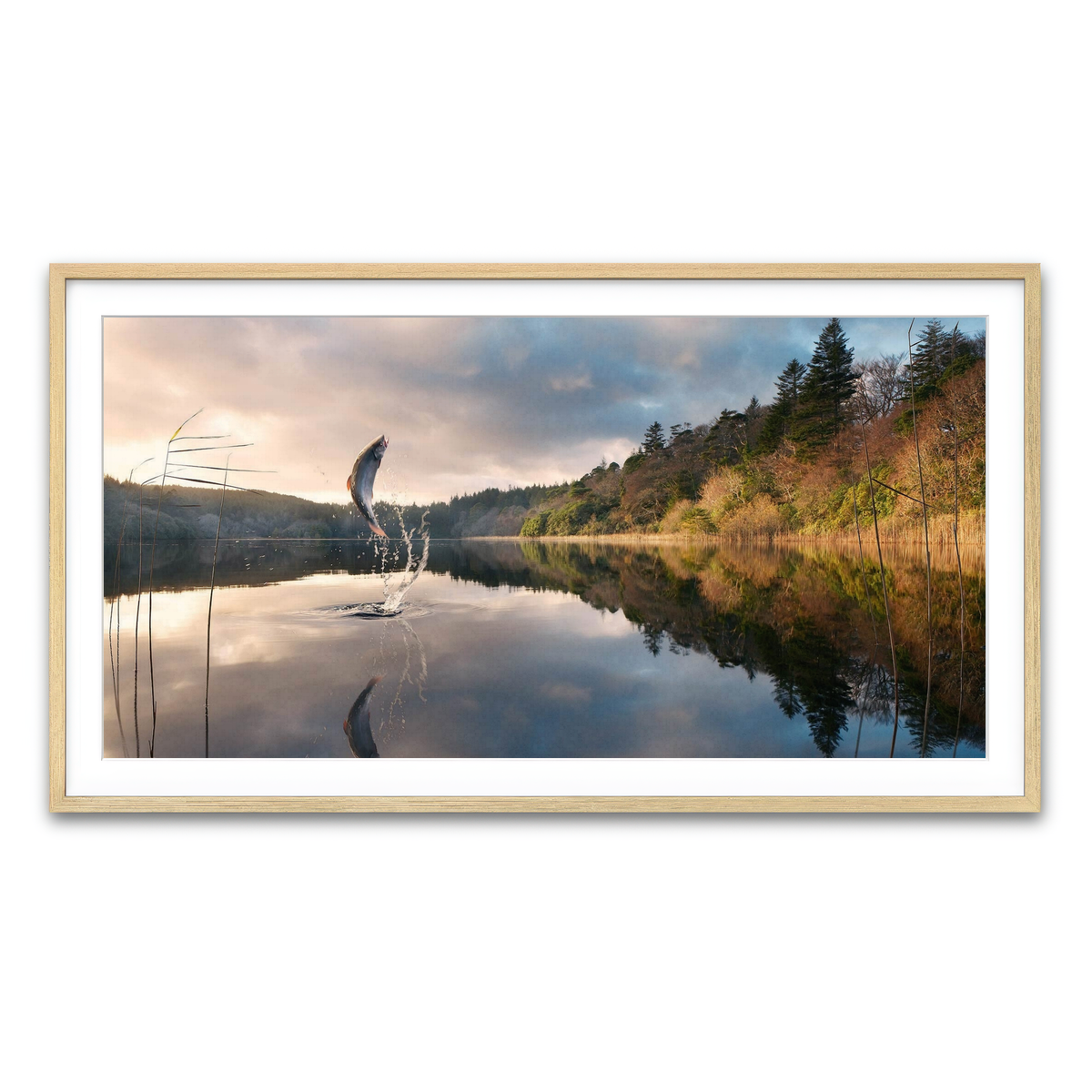 Framed Print 2x1 Natural