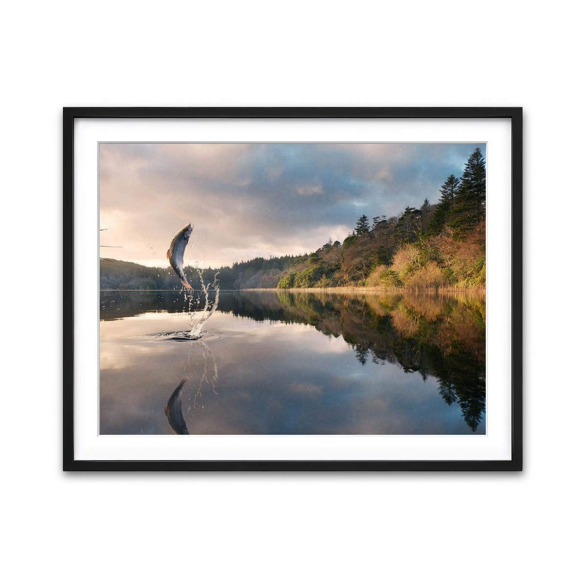 Framed Print 4x3 Black