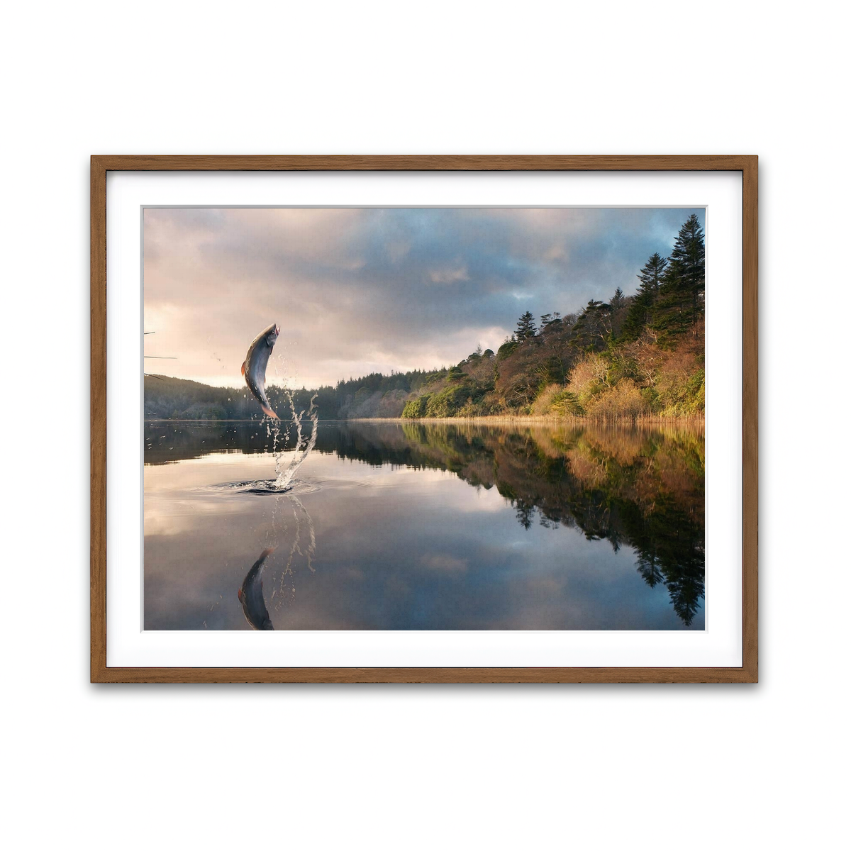 Framed Print 4x3 Walnut