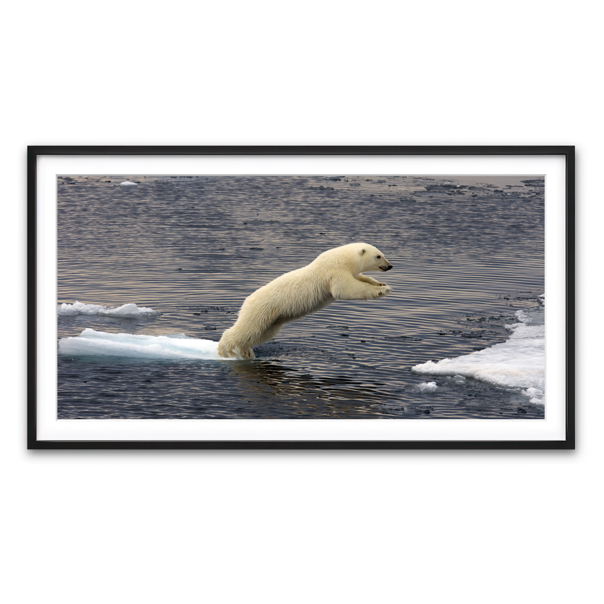 Framed Print 2x1 Black