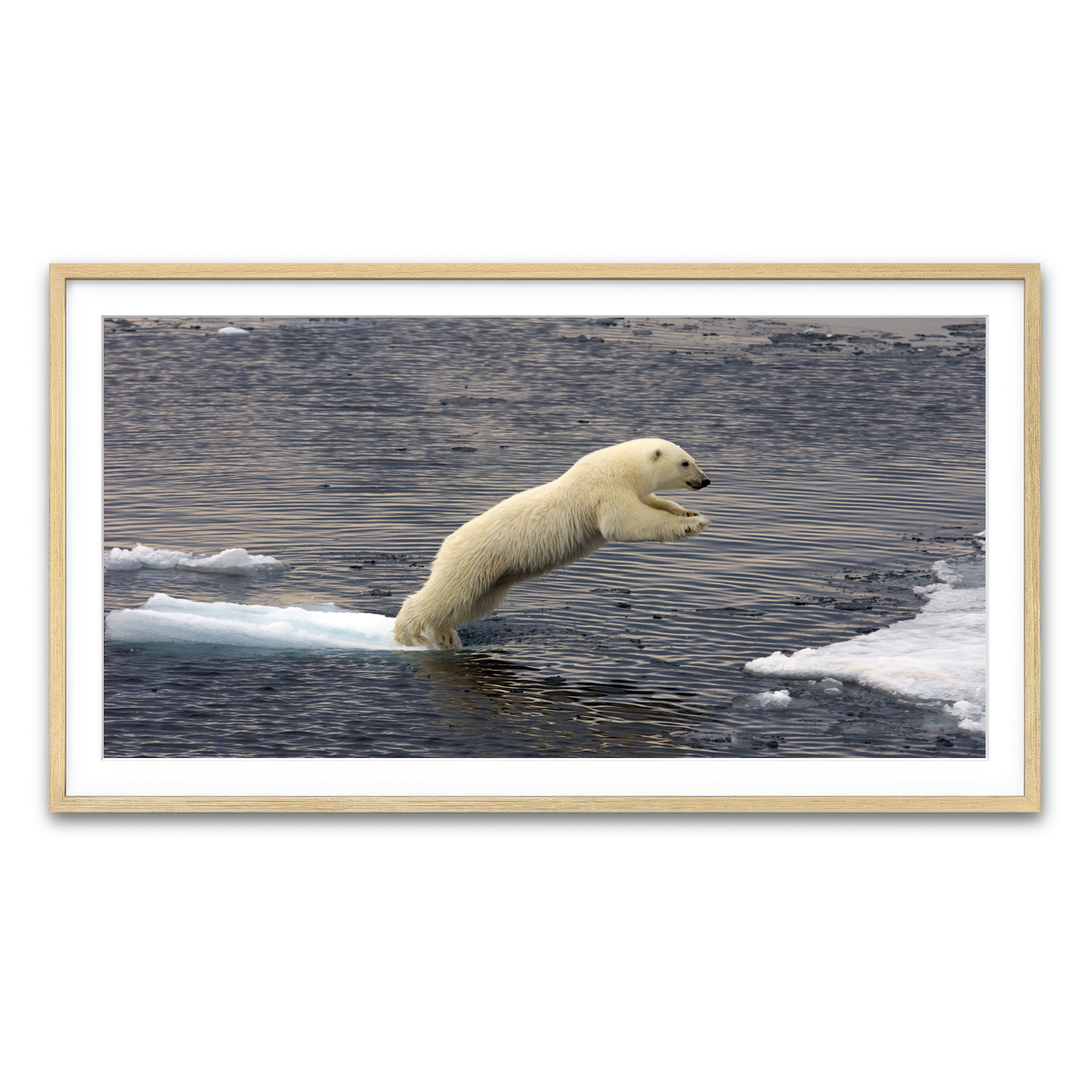 Framed Print 2x1 Natural