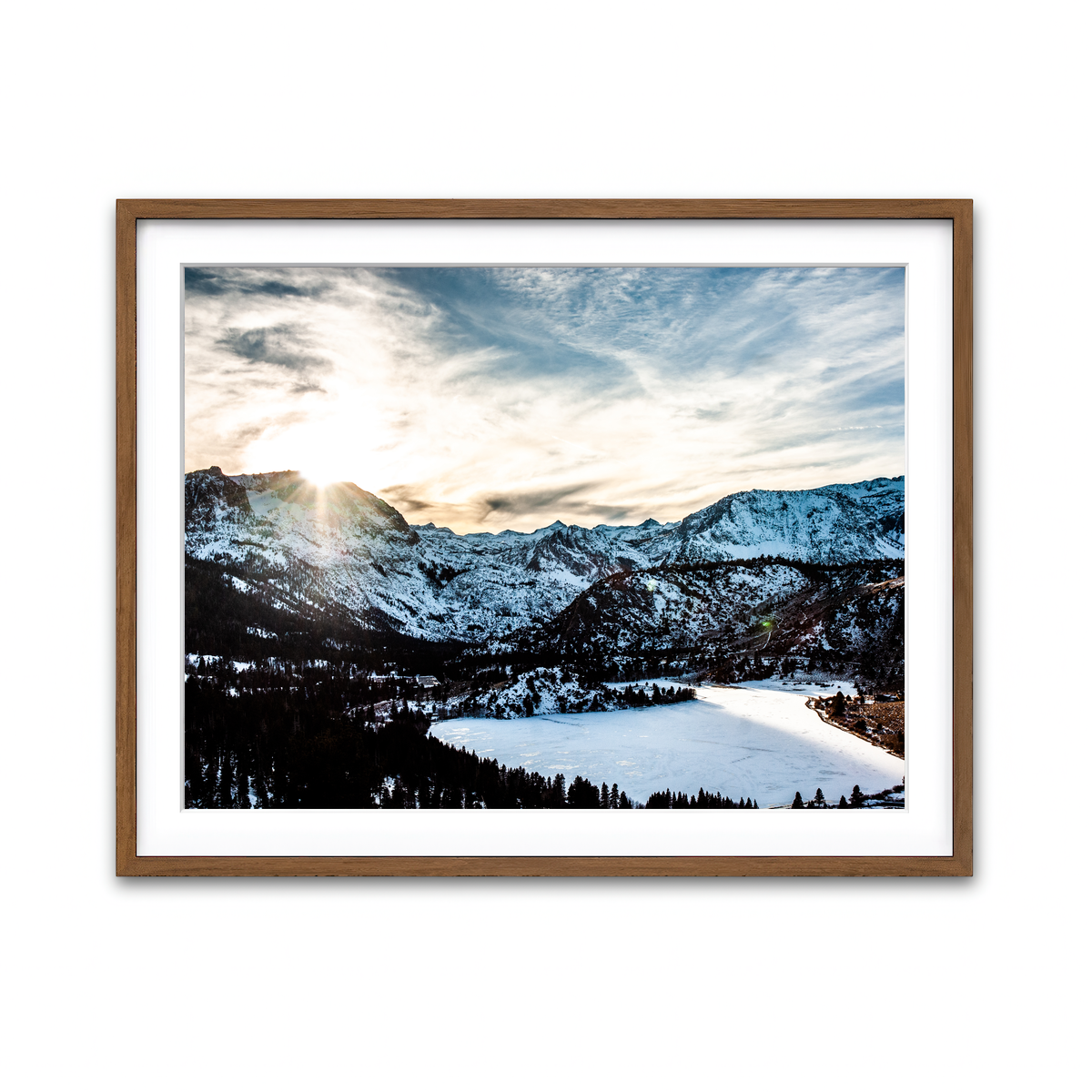 Framed Print 4x3 Walnut