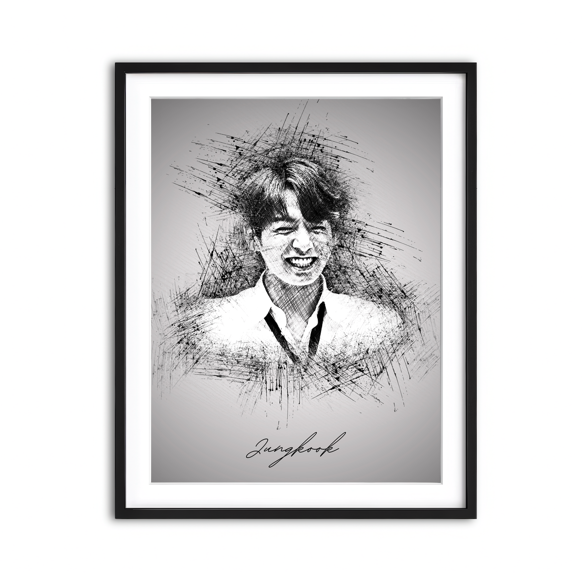 Framed Print 3x4 Black