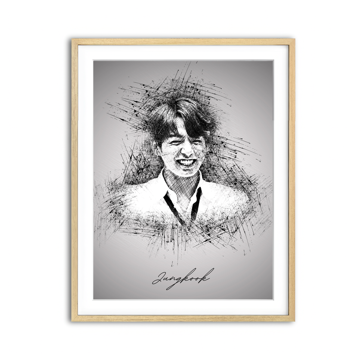 Framed Print 3x4 Natural