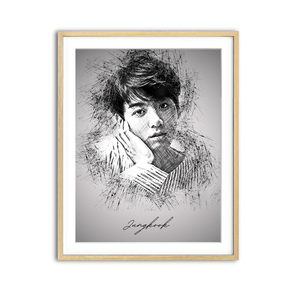 Framed Print 3x4 Natural