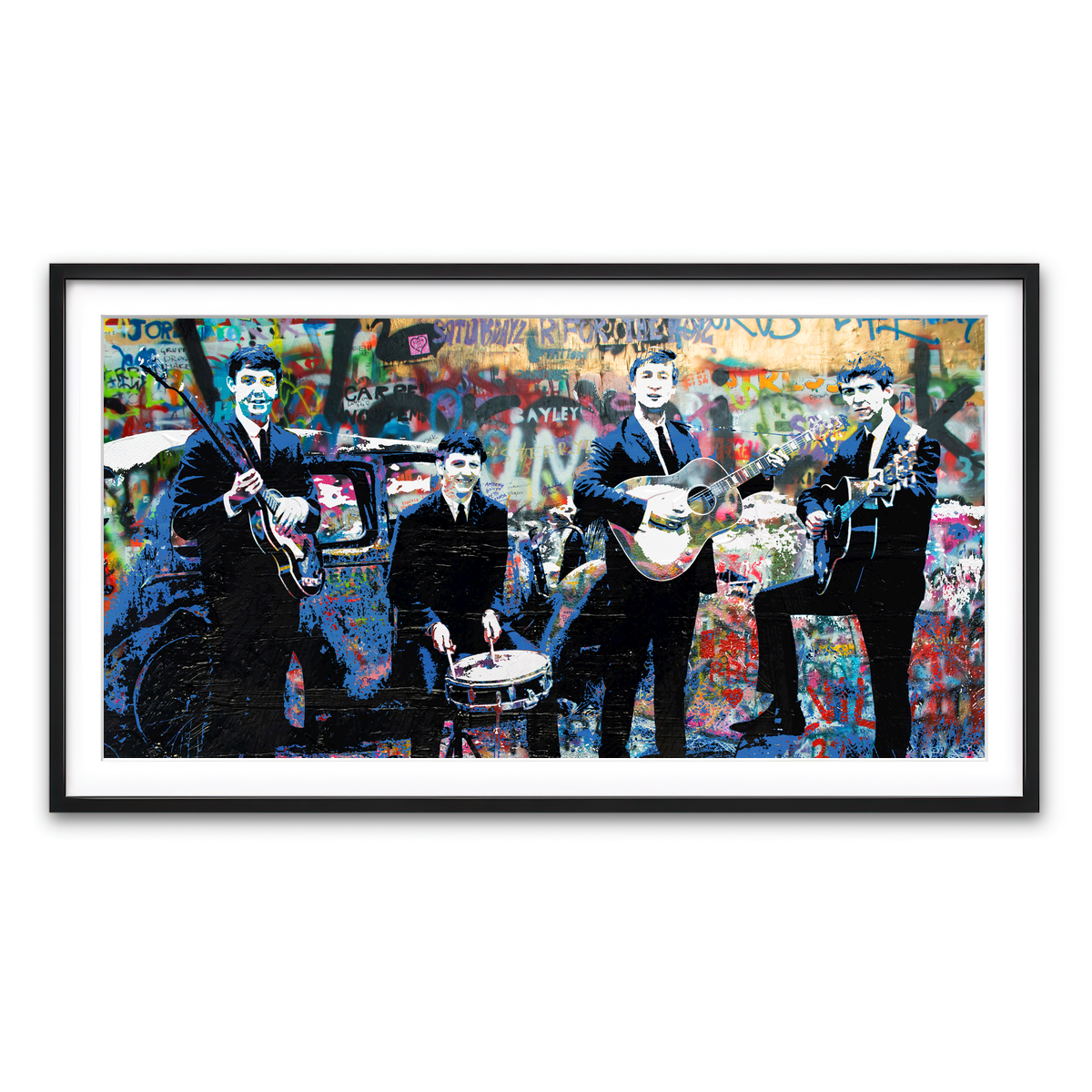 Framed Print 2x1 Black