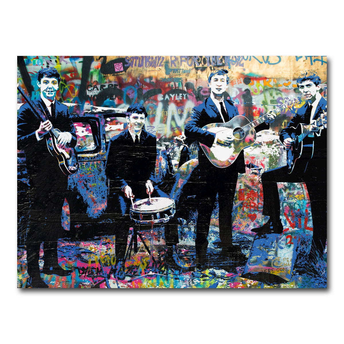 AUTO-MOCKUP WHITE | Junk Yard Beatles | 1 Piece | Gallery Wrap Canvas | group=4x3