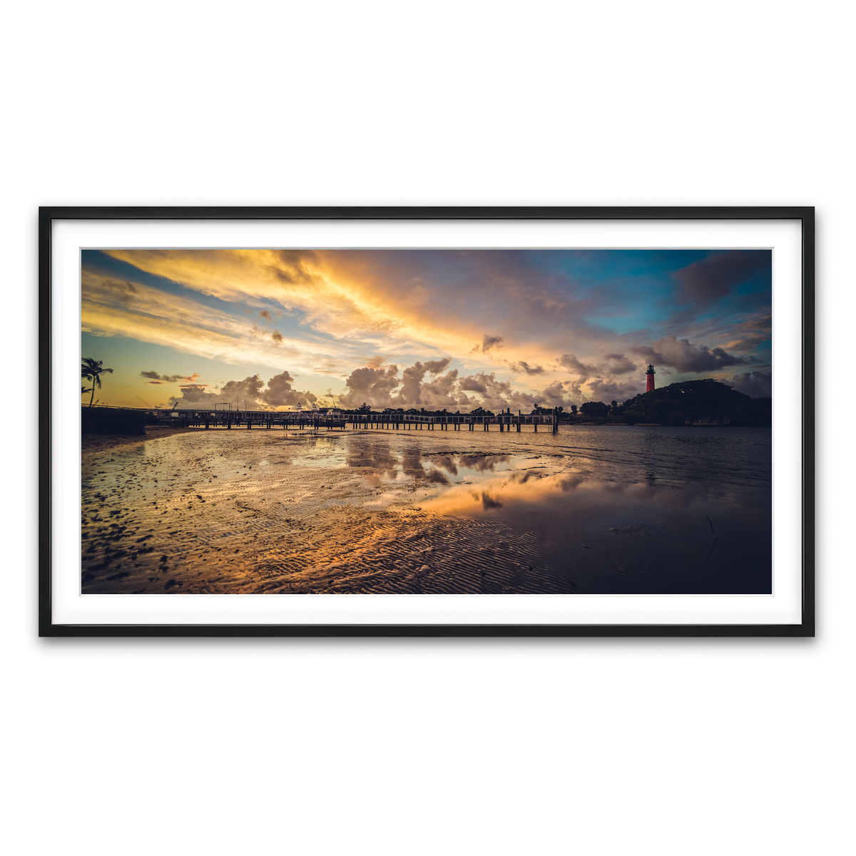 Framed Print 2x1 Black