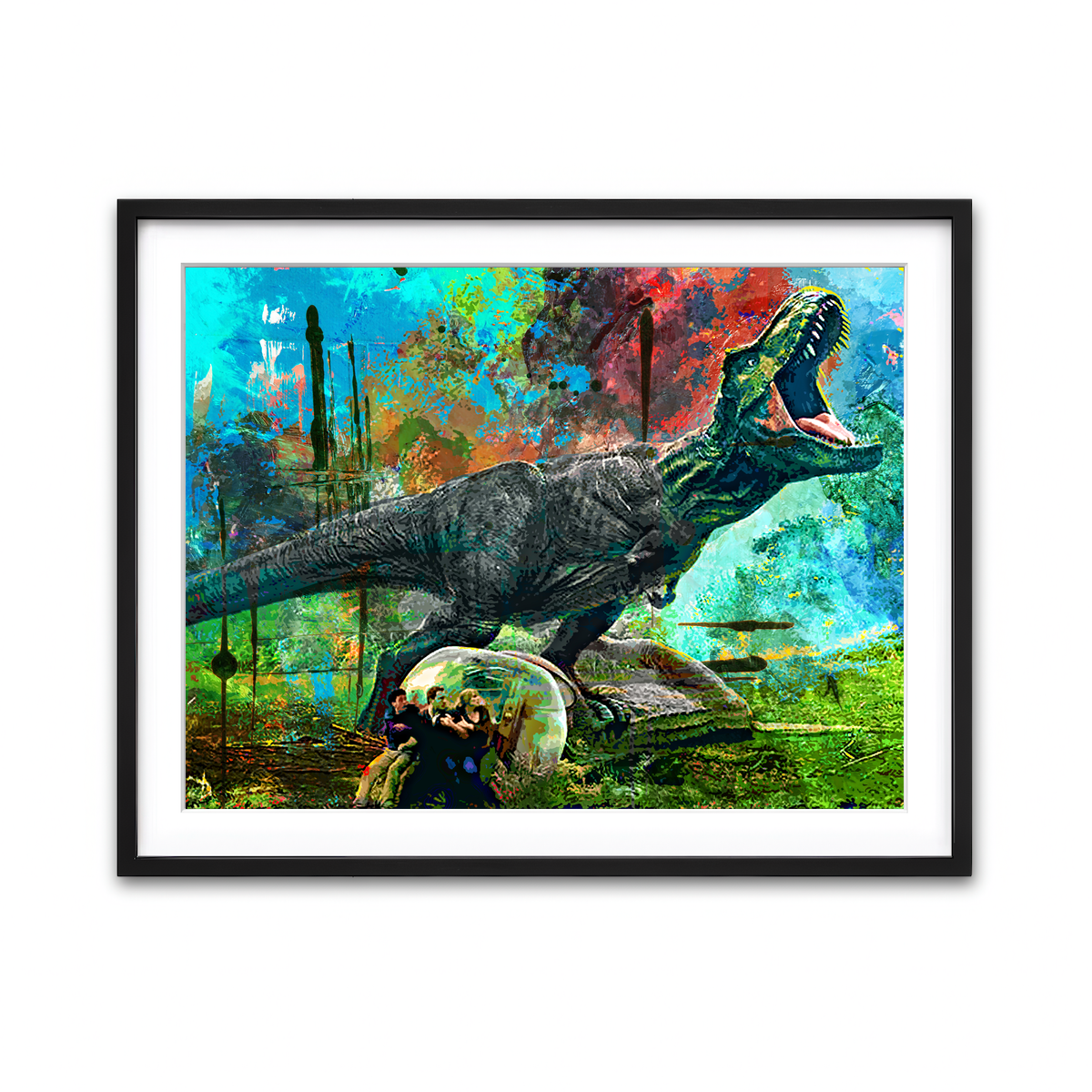 Framed Print 4x3 Black