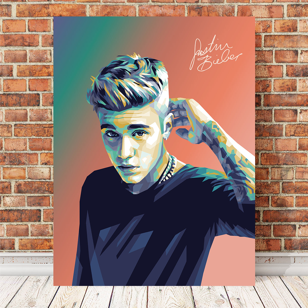 Justin Bieber Warm Hues Wall Art